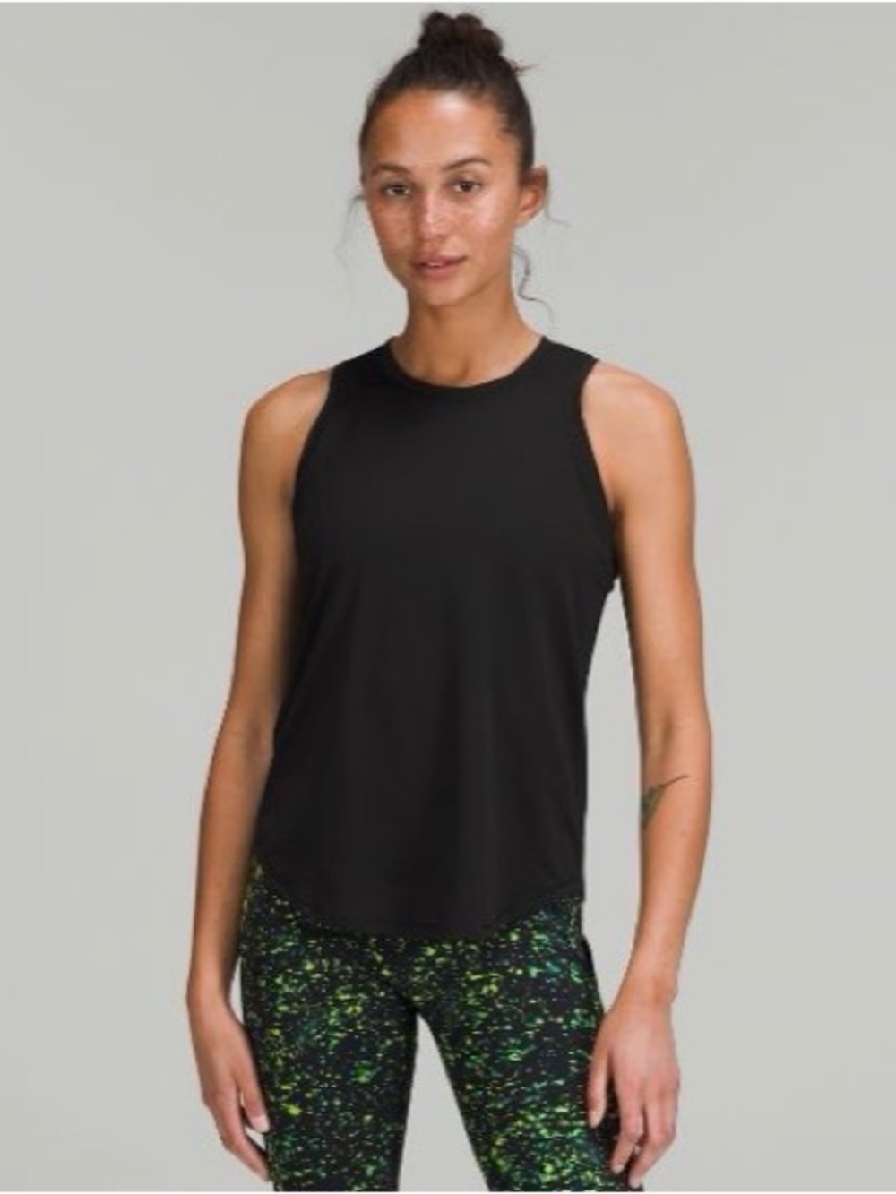 lululemon athletica Black High-Neck Running & Training Tank - Sz8